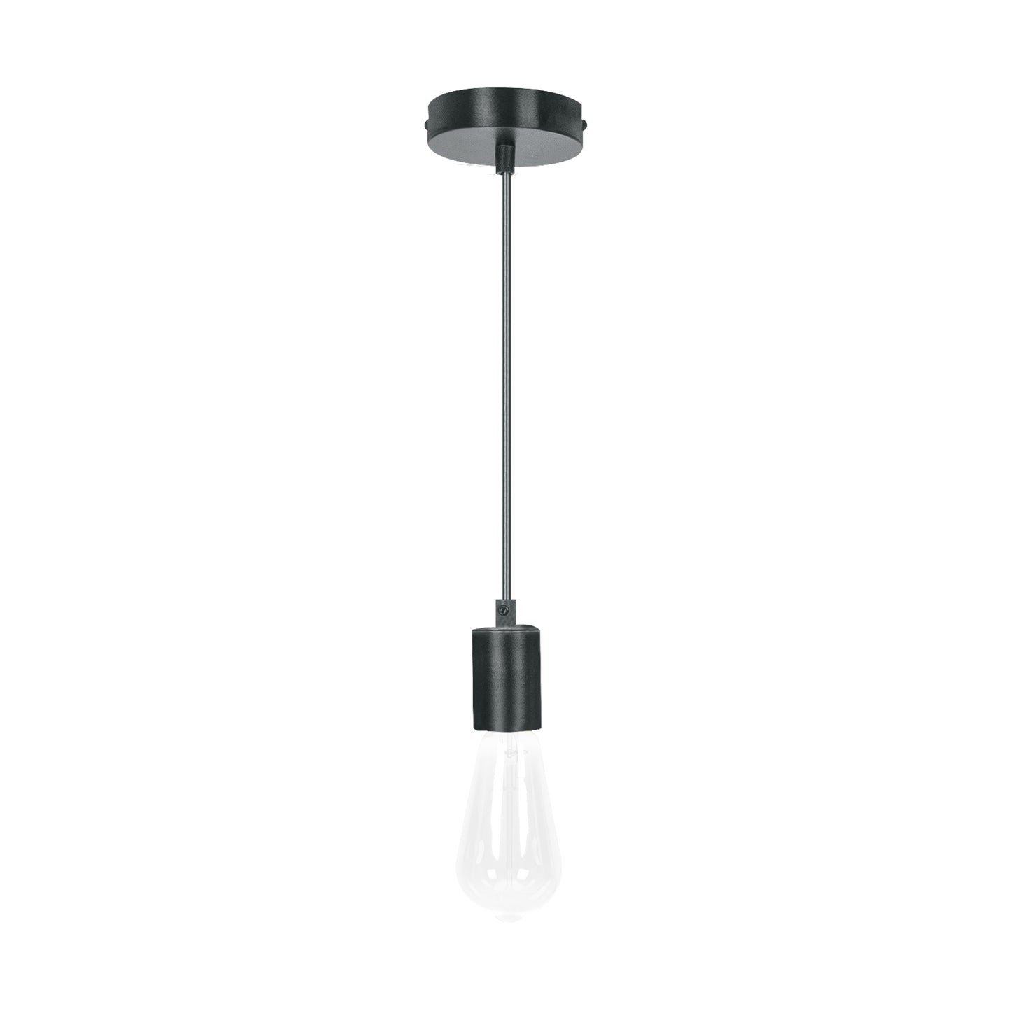 Socket colgante metálico, negro, VOLTECK | SOC-10NS | 45672