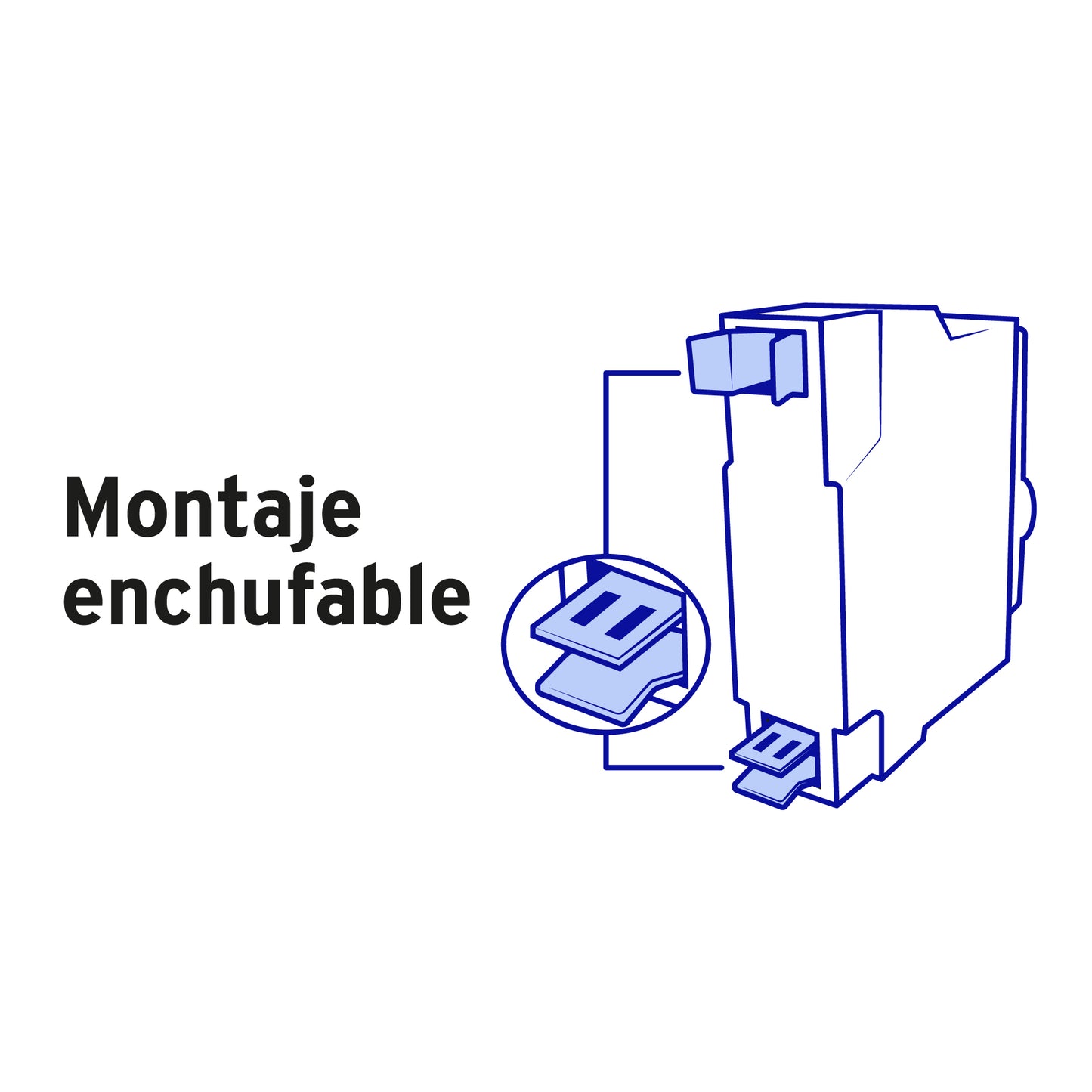 Interruptor de 1 polo 30A enchufable, a granel, VOLTECK | IT-130G | 45873