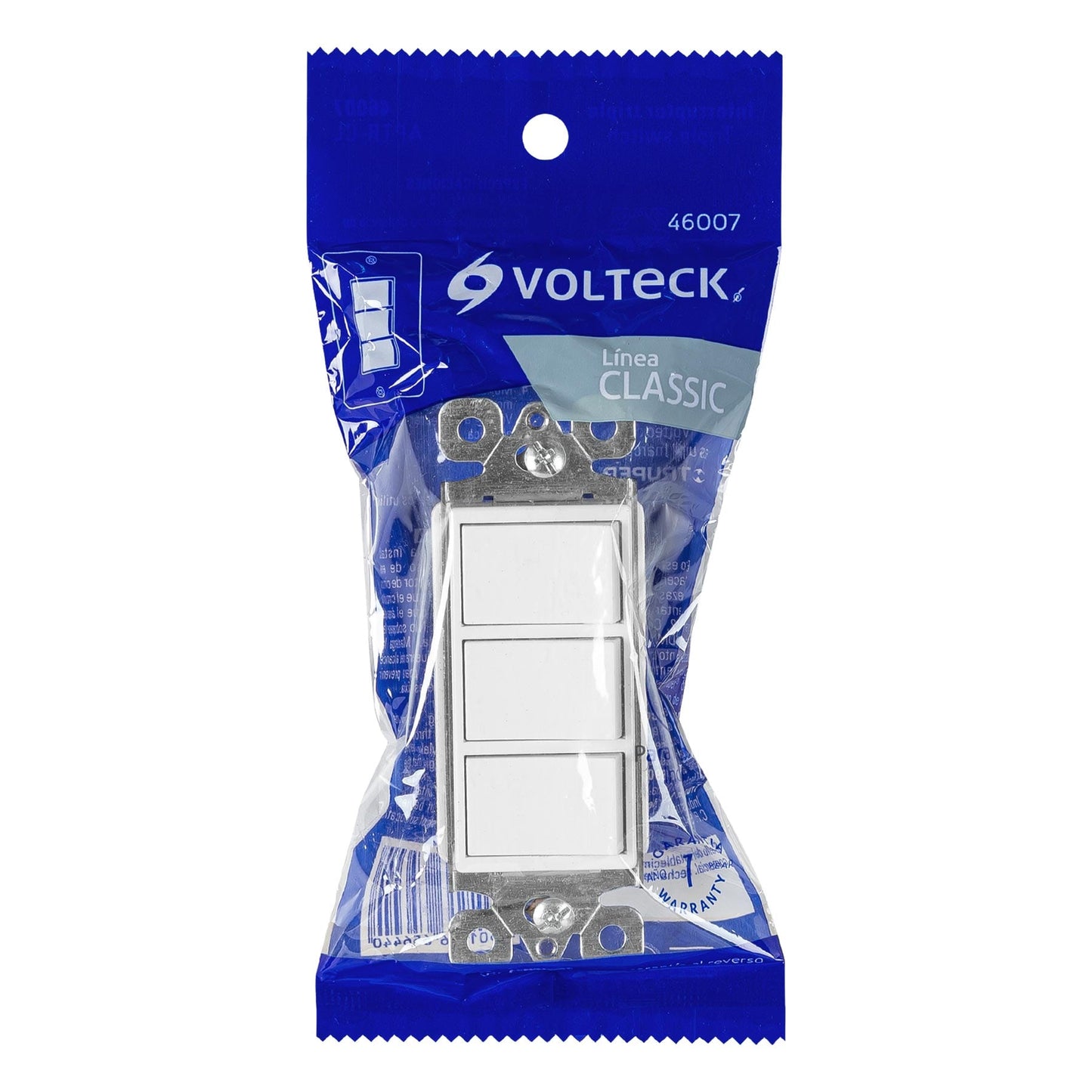 Interruptor triple, línea Classic, Volteck | APTR-CL | 46007