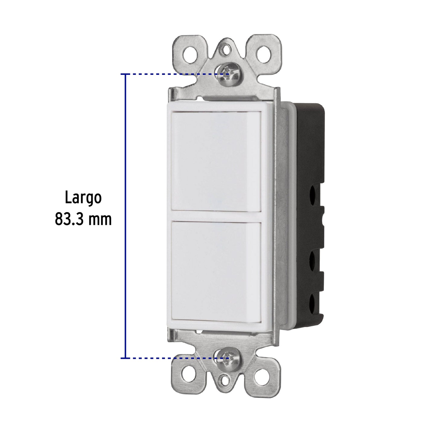 Interruptor dúplex, 1 sencillo y 1 de 3 vías, línea Classic | APDO-CLP | 46337