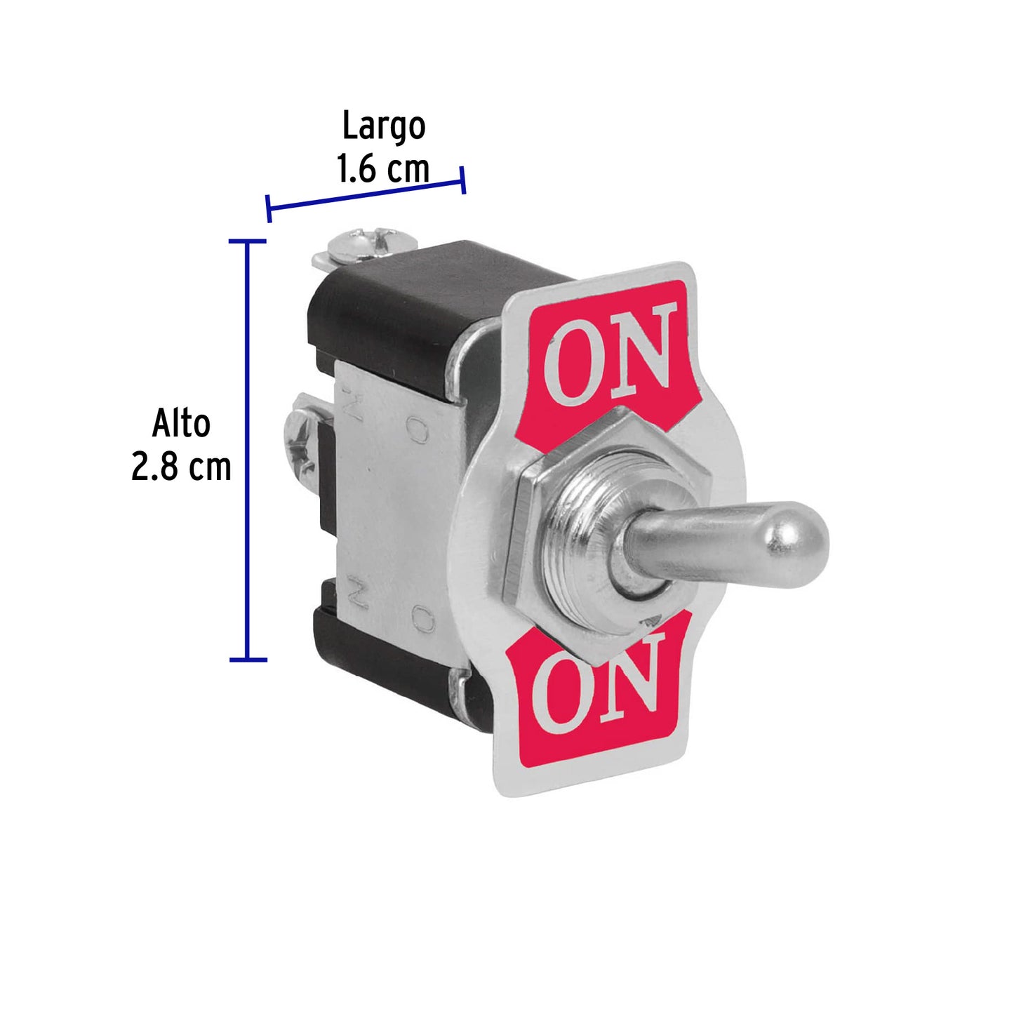 Interruptor de palanca, 3 tornillos, Volteck | APAL-3 | 46443