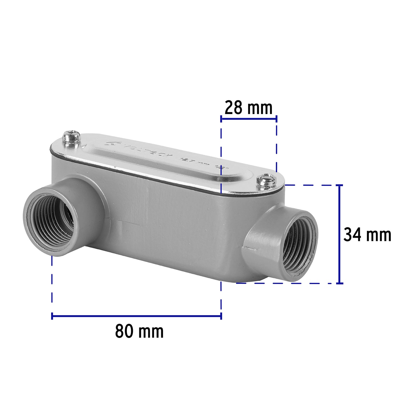 Condulet 1/2' conexión tipo LR, Volteck | COLET-1/2-LR | 46973