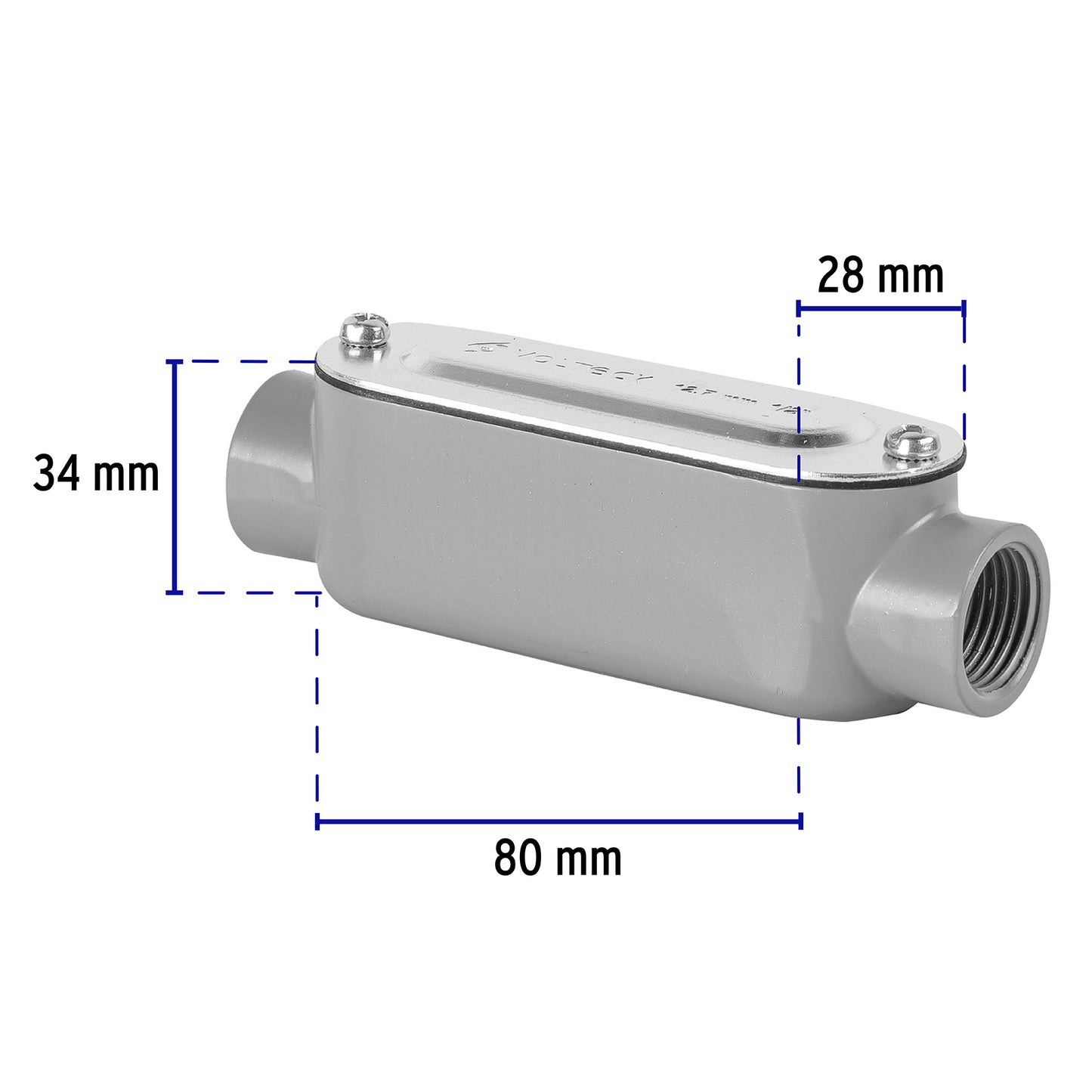 Condulet 1/2' conexión tipo C, Volteck | COLET-1/2-C | 46982