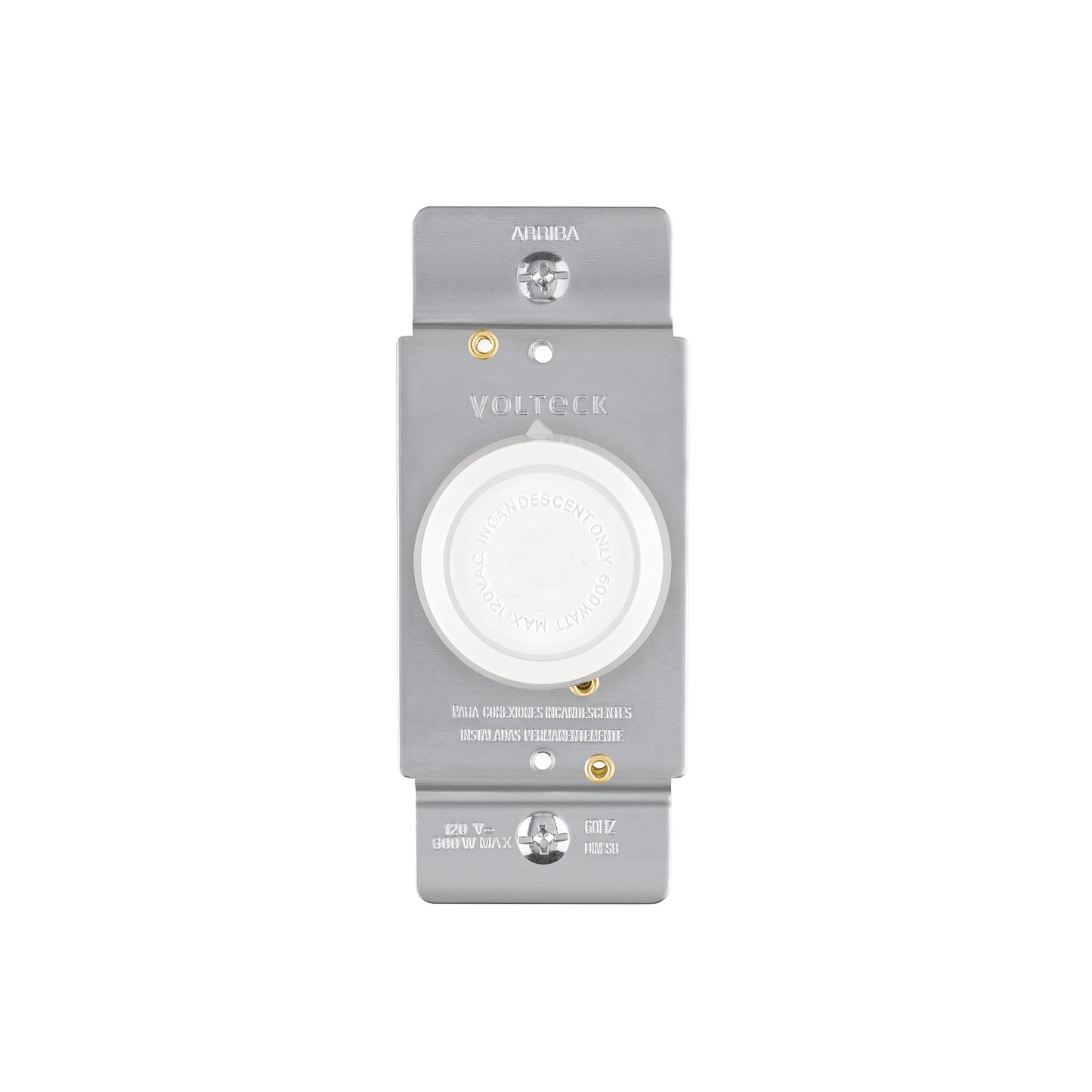Atenuador de luz giratorio, Standard, blanco, Volteck | DIM-SB | 47723