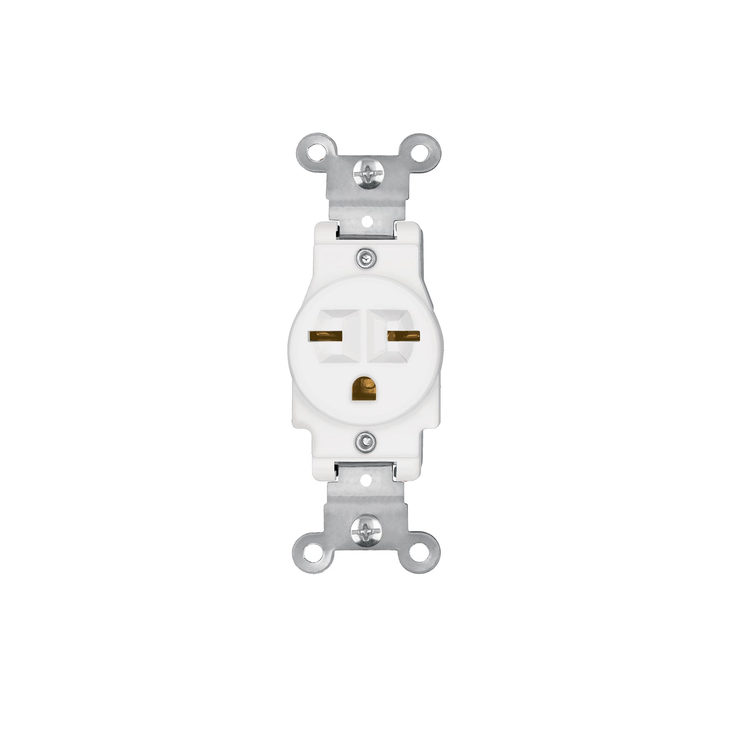 Contacto sencillo, cara de chino, Standard, blanco, Volteck | COSE-CHSB | 47732