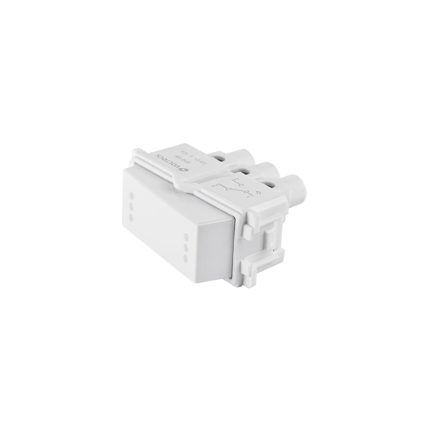 Interruptor de 3 vías, línea Italiana, color blanco, Volteck | APSE-EIB | 48137