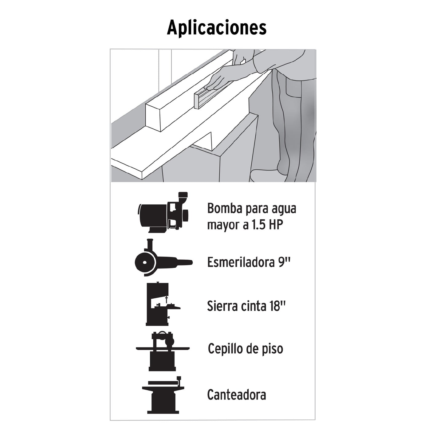 Extensión de uso súper rudo aterrizada 8 m. calibre 12 | ERA-8X12 | 48299