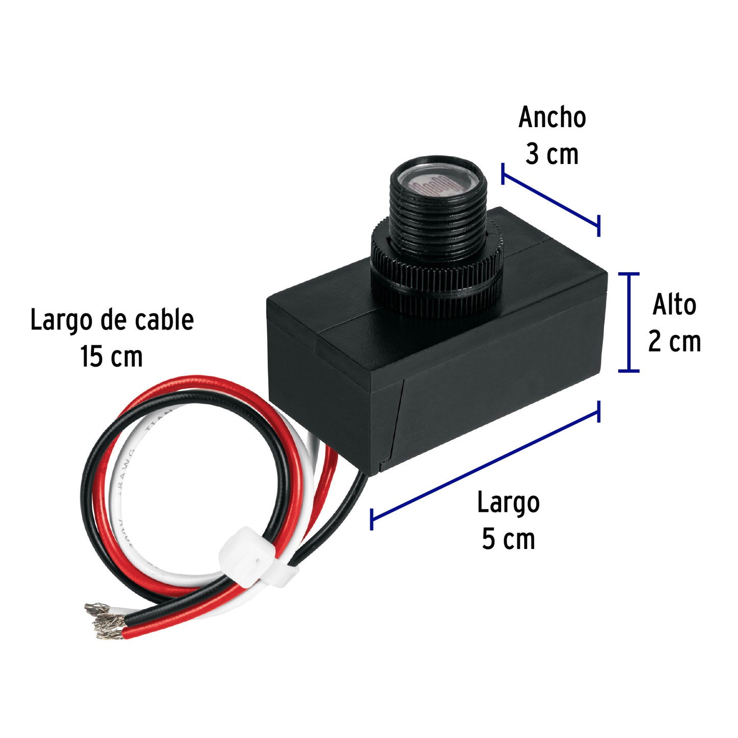 Interruptor fotoeléctrico 127 V, Volteck | SEFO-LSI | 49199