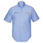 CAM-AZ-CXL | Camisa azul para caballero, manga corta, talla EG, Truper