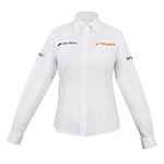 CAM-BCO-DLL | Camisa blanca para dama, manga larga talla G, Truper