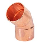 CC-864 | Codo 45° de cobre 1-1/4', Foset