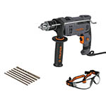 COMBOR-1/2N6 | Rotomartillo 1/2' 700 W, 6 brocas y lentes de seguridad