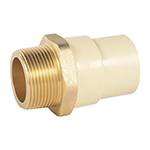 CPVC-654 | Adaptador macho de CPVC 1-1/4' con inserto metálico, Foset