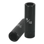 D-7318-HL | Dado largo impacto de 9/16', 6 puntas, cuadro 1/2', Truper