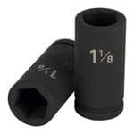 D-7518-L | Dado largo de impacto de 1-1/8', 6 puntas, cuadro 3/4'
