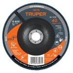 DLT-1730 | Disco 7' laminado grano 40 centro 7/8', Truper