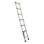 ESTE-213 | Escalera telescópica,13 peldaños, tipo II, capacidad 102kg