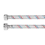 FWC-60P | Manguera para WC, aluminio, 1/2' x 7/8', 60 cm, Foset Basic