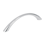 JAL-0211 | Jaladera metálica de 96mm estilo 'Arco', níquel satinado