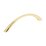 JAL-0221 | Jaladera metálica de 96mm estilo 'Arco', latón brillante