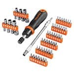 JDM-58 | Desarmador tipo matraca con 42 puntas y 14 dados, Truper