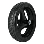 RN-X13 | Llanta completa imponchable 13-1/2', incluye eje y baleros