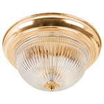 SOB-101S | Luminario decorativo 15x28 cm pantalla cristal, s/lámparas