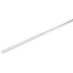SOMO-15CS | Cremallera sencilla blanca para ménsulas planas, 1.5m, Fiero