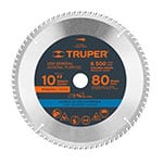 ST-1080 | Disco sierra 10' para madera, 80 dientes centro 5/8', Truper