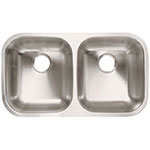 TA-822TX | Tarja de lujo de doble tina de submontar 82 x 47 cm, Foset