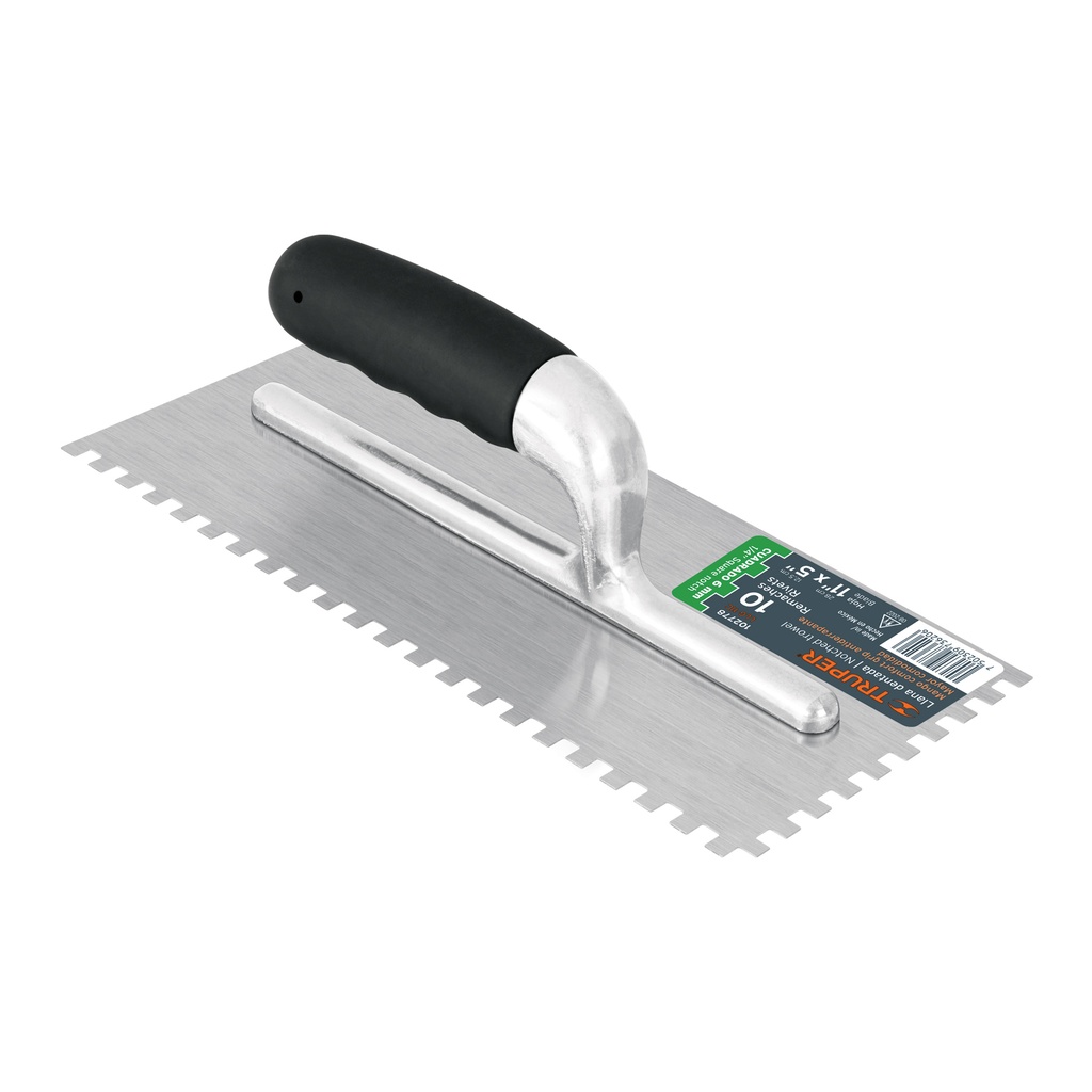 LLG-11C | Llana 11' dentado cuadrado 1/4', 10 rem, mgo comfort grip