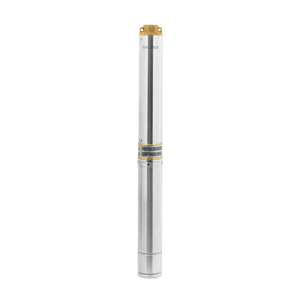 BOS-2LM-2 | Bomba sumergible, tipo bala, 2 HP, a/limpia, 220V, Truper