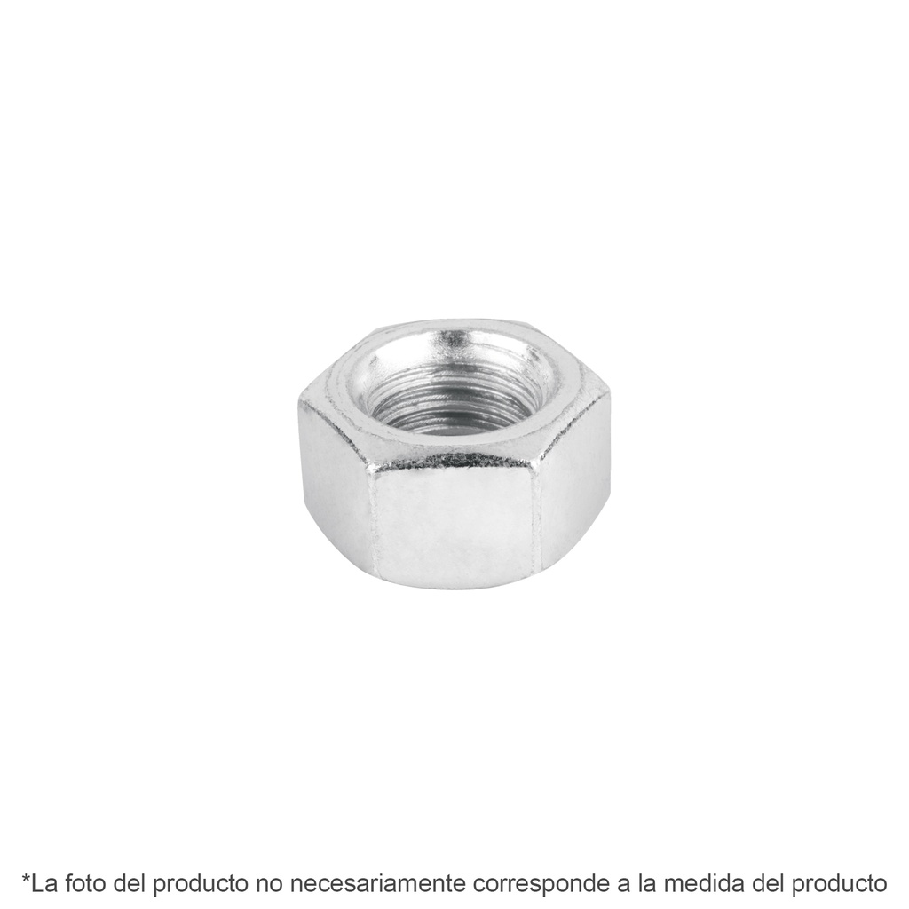 TUE-1 | Bolsa con 6 tuercas 1' hexagonales de acero galvanizado