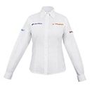 CAM-BCO-DLL | Camisa blanca para dama, manga larga talla G, Truper