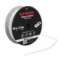 CAPL-3B | Metro de cadena de 3 mm de plástico blanca, carrete de 50 m