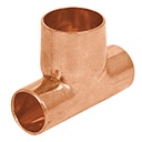CC-721 | Tee reducida de cobre 1/2' x 1/2' x 3/4', Foset