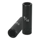 D-7318-HL | Dado largo impacto de 9/16', 6 puntas, cuadro 1/2', Truper