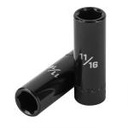 D-7322-HL | Dado largo impacto de 11/16', 6 puntas, cuadro 1/2', Truper