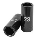 D-7323-ML | Dado largo impacto de 23 mm, 6 puntas, cuadro 1/2', Truper