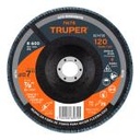 DLT-1733 | Disco 7' laminado grano 120 centro 7/8', Truper