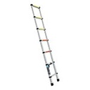 ESTE-213 | Escalera telescópica,13 peldaños, tipo II, capacidad 102kg