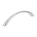 JAL-0211 | Jaladera metálica de 96mm estilo 'Arco', níquel satinado