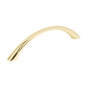 JAL-0221 | Jaladera metálica de 96mm estilo 'Arco', latón brillante