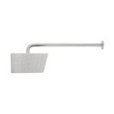 R-415N | Regadera cuadrada 8', acero inox, con brazo, satín, Túbig