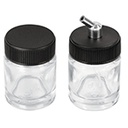 RE-AERO-8 | Juego de 2 vasos de 15 ml y adaptador para aerógrafo AERO-8