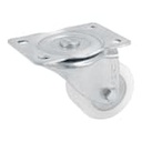 RO-224 | Rodaja de polietileno 2-1/2' placa giratoria, con balero