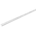 SOMO-10CD | Cremallera doble blanca para ménsulas planas, 1m, Fiero