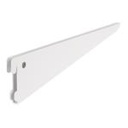 SOMO-10MD | Ménsula plana blanca para cremallera doble, 27cm, Fiero