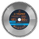 ST-1280A | Disco sierra 12' para aluminio, 80 dientes centro 1', Truper