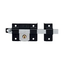 CB-456D | Cerradura de barra libre, derecha, negra, HERMEX